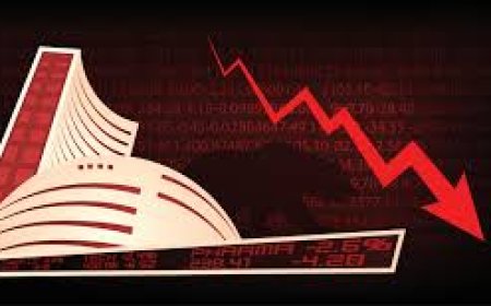 Sensex sinks below 82K; Nifty ended down 75 points