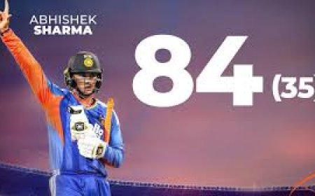 How Abhishek Sharma's eight sixes sealed India's victory