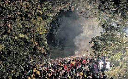 Ceremonial gunfire heralds Sammakka arrival at altar