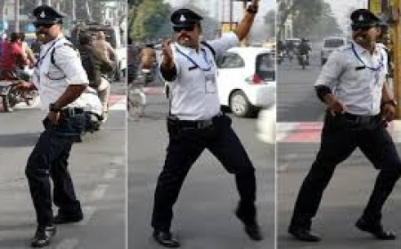 Indore's 'dancing cop' demoted for social media videos