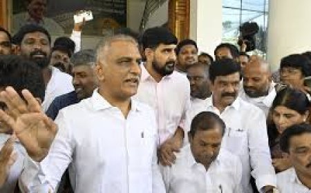 Promoting Corruption in Democracy : Take money from Congress, vote for BRS, says Harish Rao
