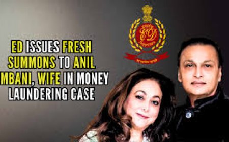 ED issues fresh summons to Anil Ambani, wife in money laundering case