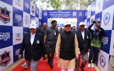 Telangana Prison Department stall wins award at Hyderabad exhibition