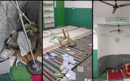Mosque vandalised with beer bottles, copies of Quran desecrated in   Jalalpur village of Bommalaramaram mandal