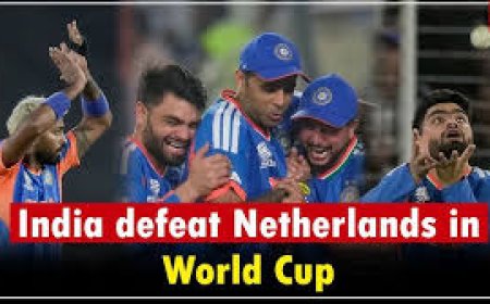 T20 World Cup 2026: India end league stage with 17-run win over Netherlands