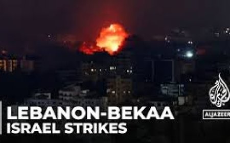 At least 10 killed in Israeli strikes in Lebanon’s Bekaa region