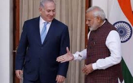 India to be part of 'hexagon' of alliances, Netanyahu.jpg