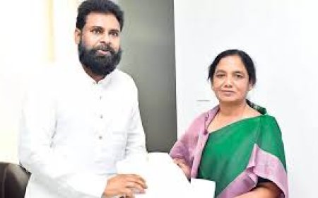 Sunitha seeks funds for drinking water