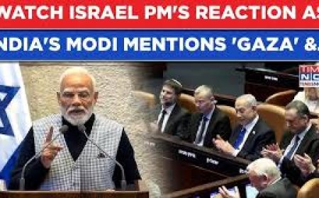 India backs Gaza peace plan, Modi tells Israeli Knesset