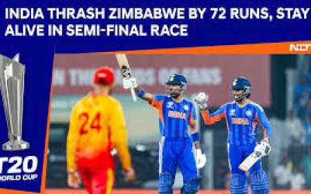 T20 World Cup: How India slammed 17 sixes, 17 fours to crush Zimbabwe
