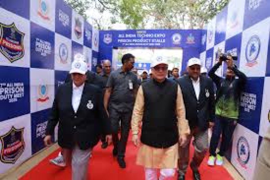Telangana Prison Department stall wins award at Hyderabad exhibition