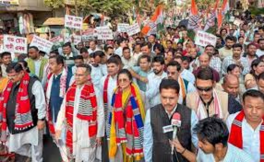 Heated Exchange Marks Congress's Yatra Stop In Assam's Medical College