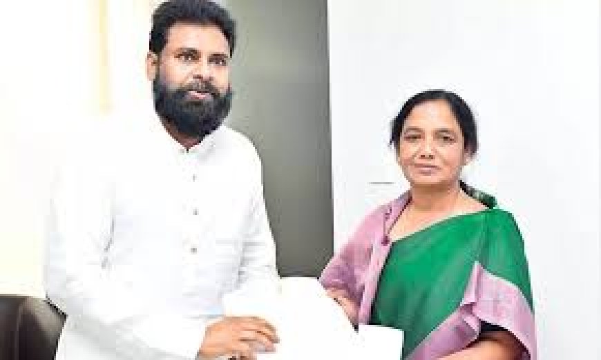 Sunitha seeks funds for drinking water