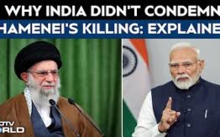 Why India Has Not Condemned Khamenei's Death