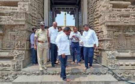 Tirumala Tirupati Devasthanam JEO reviews arrangements for Vontimitta Brahmotsavams