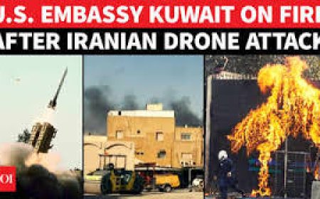 Drone Strike Near US Consulate In Dubai Causes Massive Fire