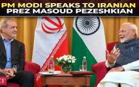 Modi speaks to Iran's President Pezeshkian as West Asia tensions escalate