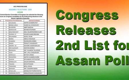 Congress Releases Second List Of 23 Candidates For Assam Polls