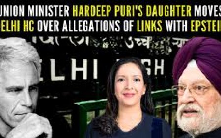 Hardeep Puri's daughter moves HC over Epstein links; seeks Rs 10 cr damages