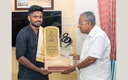 Kerala CM Pinarayi Vijayan Hosts Sanju Samson After T20 World Cup Success