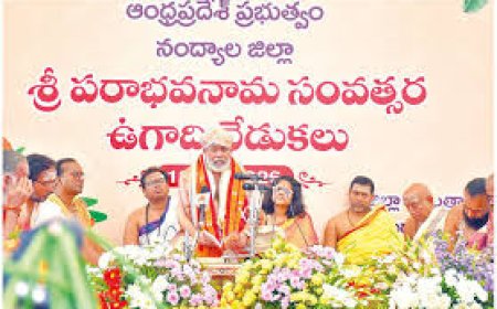 Parabhava nama samvatsara ushered at Srisailam with devotional fervour
