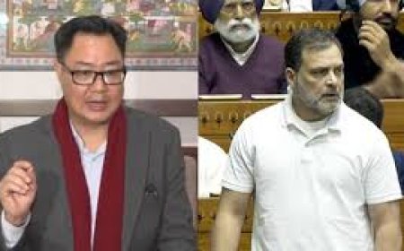 Rahul wearing T-shirt in Parliament is not nice, Rijiju