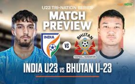 India U23 Men's Team Dominates Bhutan in U23 Tri-Nation Championship