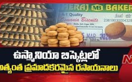 Raid at namkeen, chikki and Osmania biscuit units in Hyderabad; 3 held
