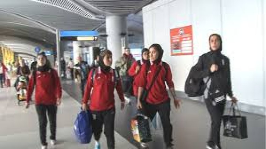 Iran women's football team arrive in Turkey on way home