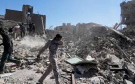 US and Israeli forces strike on the Black Mountain , kills three