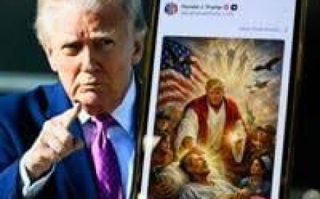 Trump Deletes Jesus Post Of Himself After Outcry.