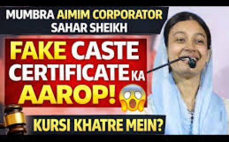AIMIM corporator Sahar Sheikh’s father reacts to caste certificate row