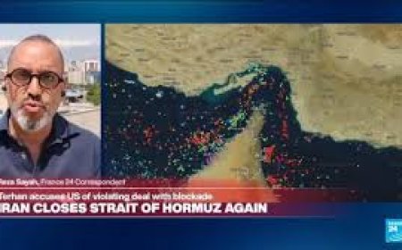 Iran says far from final peace deal as Strait of Hormuz shut again