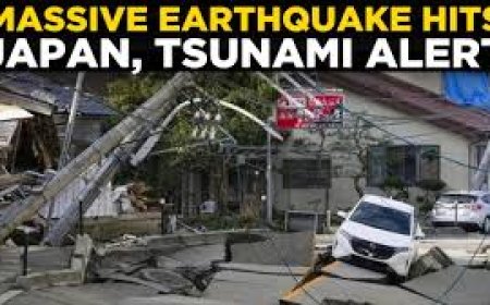 Powerful earthquake hits Japan, Tsunami alert sounded