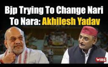 BJP has turned 'nari' into 'nara', says Akhilesh Yadav on Women's quota law