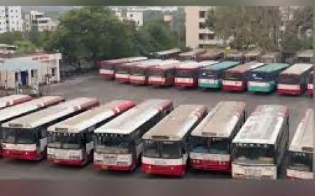 Strike by workers halts Telangana RTC bus services, leaves commuters stranded