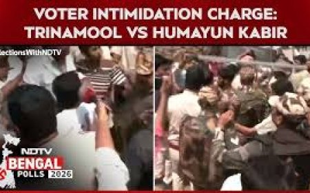 Voter Intimidation Charge, Trinamool vs Humayun Kabir As Bengal Votes