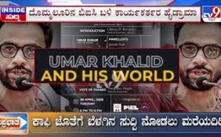 BJP protest erupts at Bengaluru venue over Umar Khalid book event, police detain activists