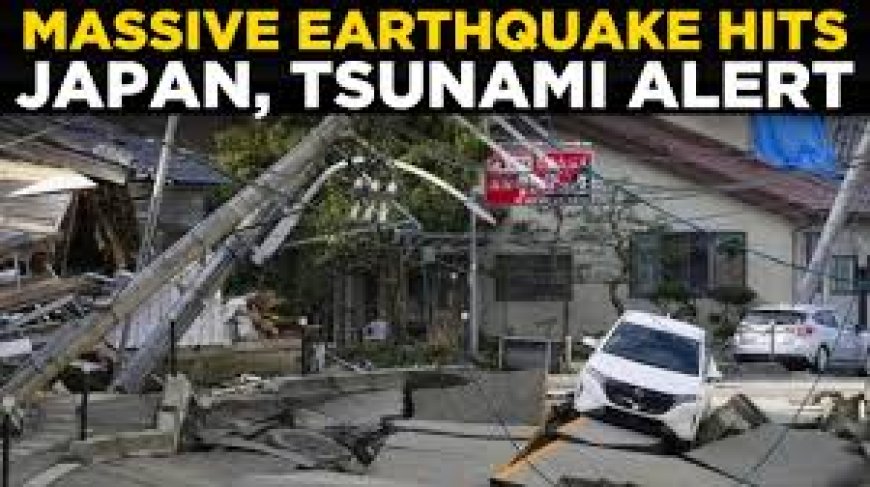 Powerful earthquake hits Japan, Tsunami alert sounded