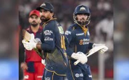 Gujarat Titans beat Royal Challengers Bengaluru by four wickets