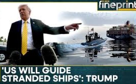 Trump Says US Will "Guide Ships" Safely Out Of Strait Of Hormuz