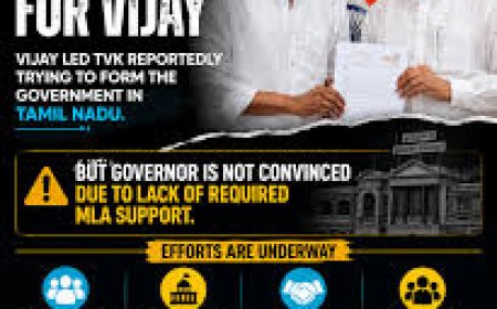 As TN Governor insists on proof of majority before floor test, TVK seeks VCK, Left parties' support to form government
