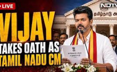 Vijay To Take Oath As Tamil Nadu CM At 11 AM On Saturday: Report