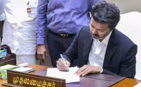 TN CM Vijay signs first order, gives 200 units of free electricity