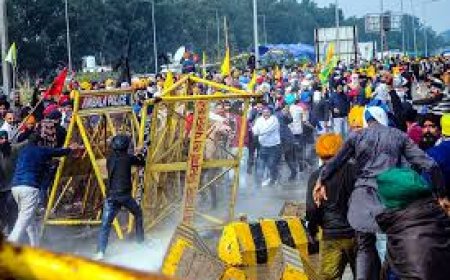 Police use tear gas, water cannons as farmers clash at Chandigarh border