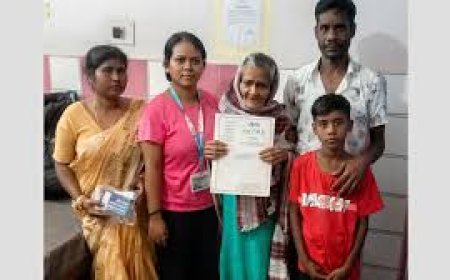 75-year-old Bengal woman with family reunites after 35 years