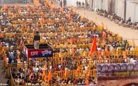 Hindu groups hold victory celebration at Bhojshala