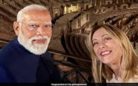 Postcard From Colosseum: Meloni Shares Selfie With "Friend" PM Modi In Rome
