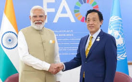 Modi receives prestigious FAO Agricola medal