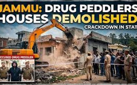 Jammu Authorities Demolish Drug Peddler's Properties